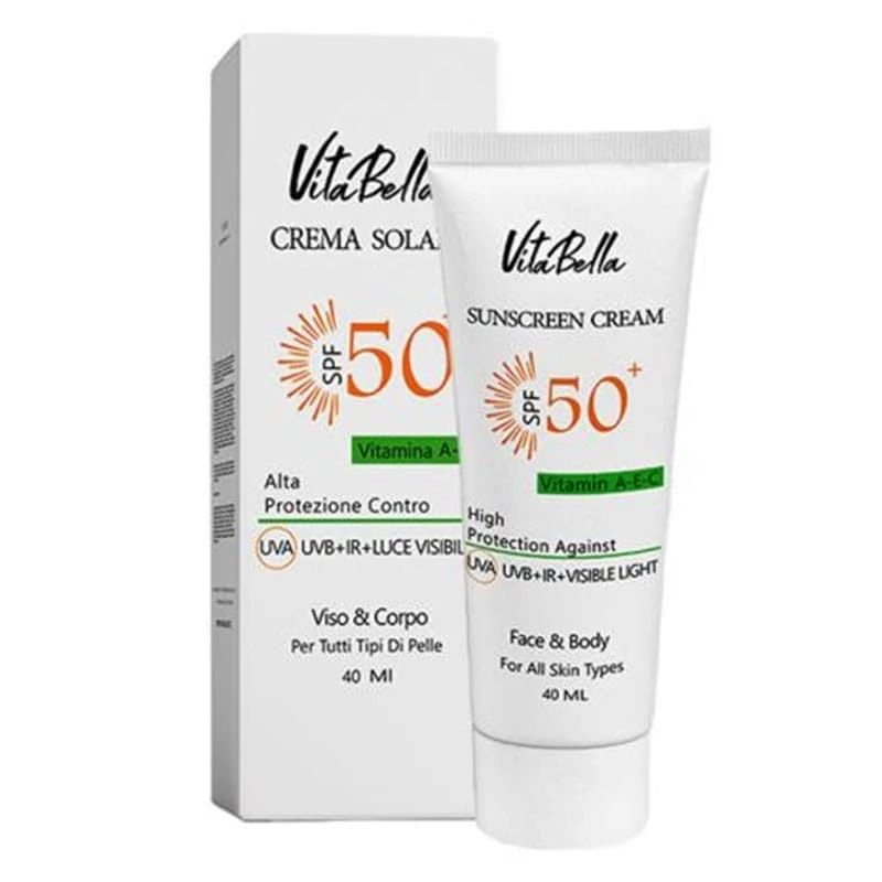 ضد آفتاب ویتابلا spf 30 و spf 50 حجم 40 میلی لیتر بیرنگ
