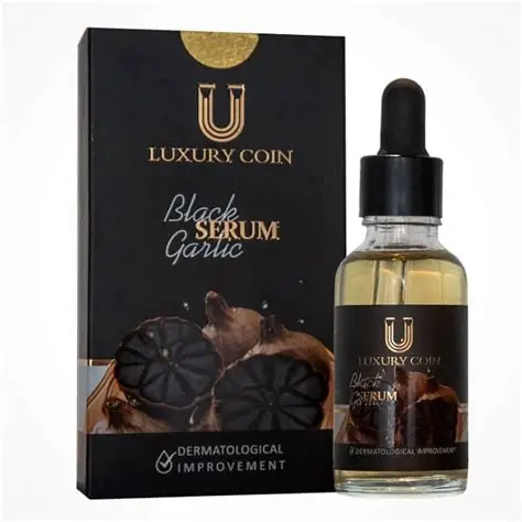 سرم سیر سیاه لاکچری کوین حجم 30 میلی لیتر سرم تقویتی مو